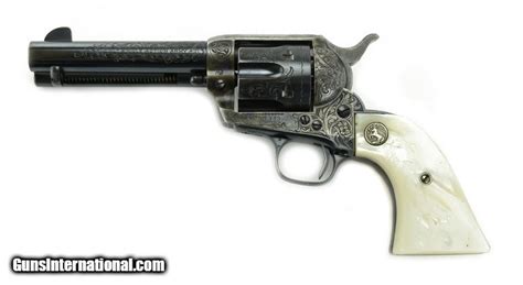 Colt Factory Engraved Single Action Army 45 Lc Caliber Revolver C13544