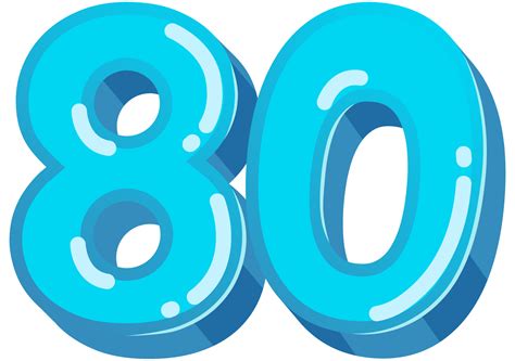 80 Number Wooden Png 80 Png Image With Transparent Background Toppng