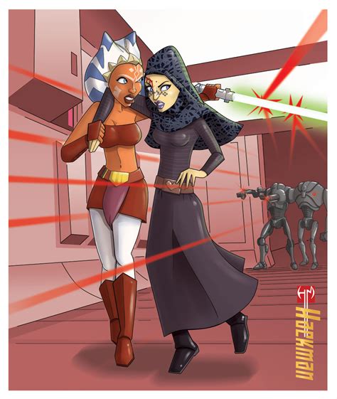 Ahsoka And Barriss The Great Escape By Hackman23 On Deviantart