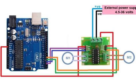 Interface Of Arduino And Dc Motor Using Driver Ic L293d Bilarasa
