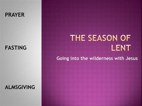Ppt The Season Of Lent Powerpoint Presentation Free Download Id