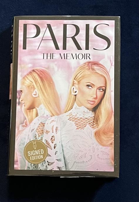 Paris The Memoir By Paris Hilton Fine Hardcover 2023 1st Edition