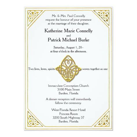 Celtic Love Knot Wedding Invitations