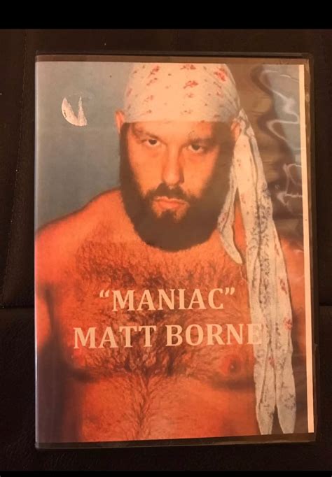 Best Of Maniac Matt Borne Wrestling Dvd Free Shipping Etsy