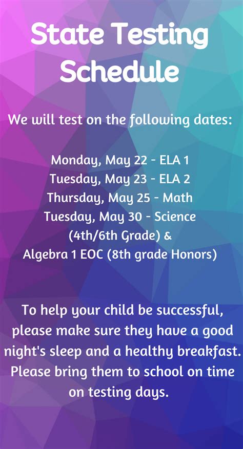 State Testing 2025 - Val Libbie