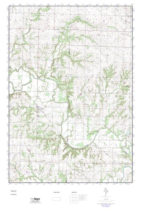 Mytopo Rantoul Kansas Usgs Quad Topo Map