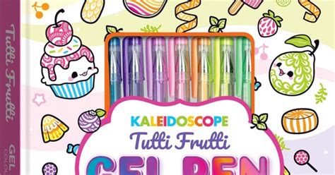 Kaleidoscope Colouring Tutti Frutti Gel Pen Colouring Kit