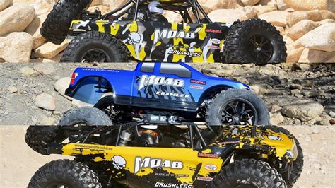 Nouveau Moab Crawler Et Moab Rock Racer Brushless Youtube