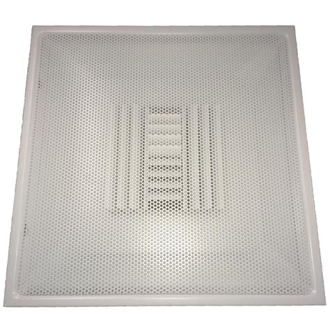 Speedi Grille 24 In X 24 In Drop Ceiling T Bar Perforated Face Air