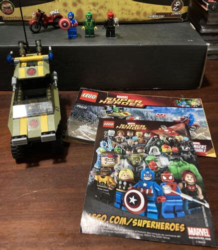 Lego Marvel Super Heroes Set 76017 Captain America Vs Hydra Complete
