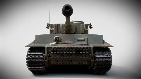 Tiger Tank 3d Model Turbosquid 1821460