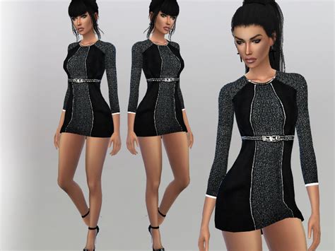 The Sims Resource Belted Dress