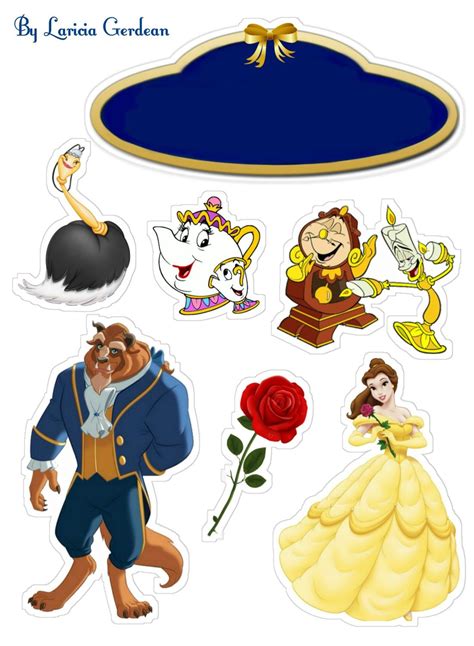 Topo A Bela E A Fera Beauty And Beast Birthday Beauty And The Beast