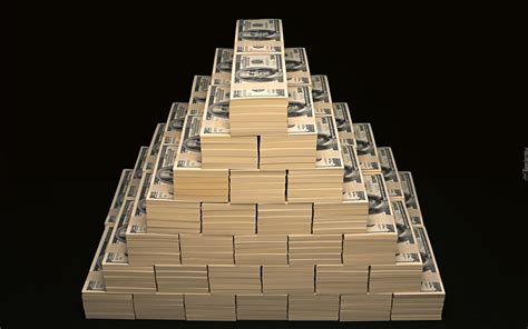 Pieniądze Dolary Piramida