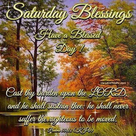 Saturday Blessings Have A Blessed Day Autumn Quote Pictures Photos