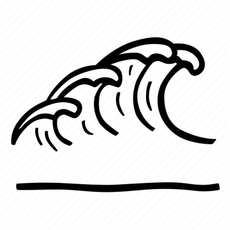 Ocean Sea Summer Water Wave Waves Icon Download On Iconfinder