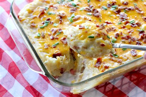 I used mild cheddar cheese in this recipe. Loaded Potato Casserole | Normal Cooking