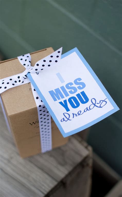 Birthday present ideas for best friend. "I Miss You Already" Moving Away Gift