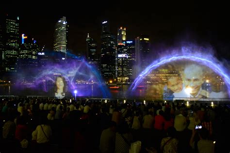 Light And Water Show Spectra 1 Marina Bay Pictures Singapore