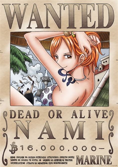 One Piece Wanted Poster Nami Walmart Com