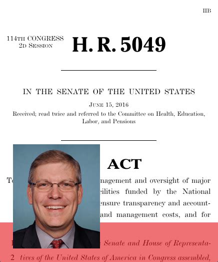 Nsf Major Research Facility Reform Act Of 2016 2016 114th Congress H