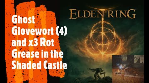 Elden Ring Ghost Glovewort 4 And X3 Rot Grease In The Shaded Castle