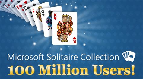 Microsoft Solitaire Collection Hits Milestone 100 Million Unique Users