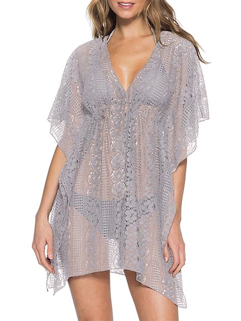 Swimsuit Cover Ups For Women Bikini Cardigan Lace Kimono Lace Sheer