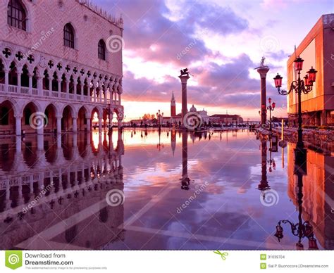 Venice Italy Sunset Stock Images Image 31039704