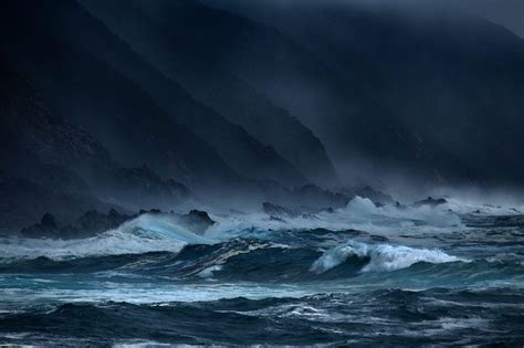 Thunderstorm Ocean Wallpaper