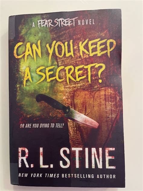 A Fear Street Novel By Rl Stine Hobbies And Toys Books And Magazines Fiction And Non Fiction On