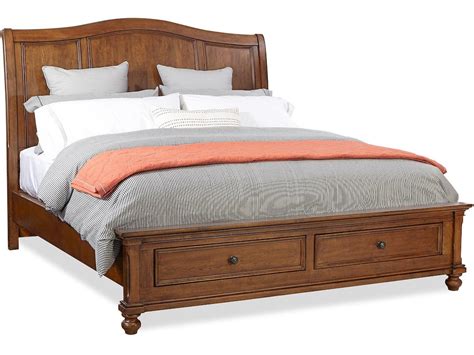 Aspenhome Bedroom King Sleigh Storage Bed I07 320 Schmitt Furniture