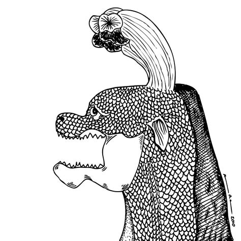 Species of agamid lizard native to china and mainland southeast asia. Water Dragon Drawing by Karl Addison