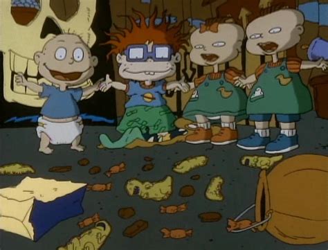 Rugrats First Halloween Episode With Reptar Bars 1991 Rnostalgia