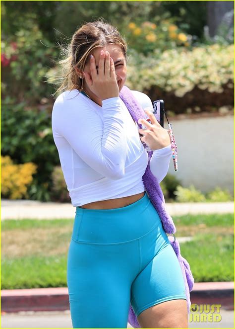 Full Sized Photo Of Addison Rae Is Bright Cheerful After Weekend Workout 03 Addison Rae Is