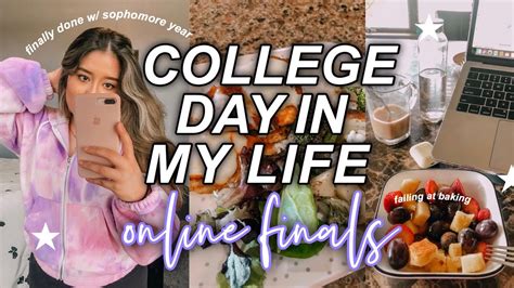 College Day In My Life Finals Edition Online Youtube