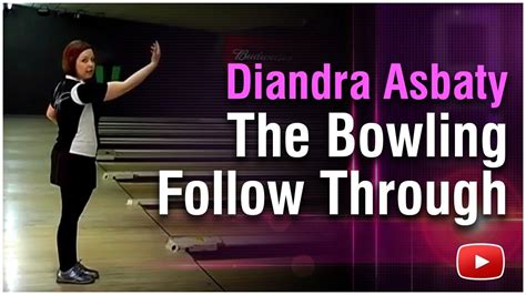 bowling skills and drills the follow through diandra asbaty