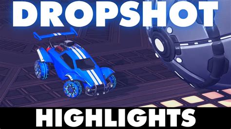Rocket League Dropshot Gameplay And Highlights Youtube