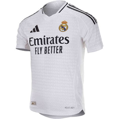 Adidas Real Madrid Home Authentic Jersey Soccer Master