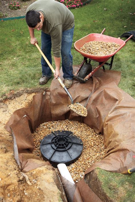 How To Install A Dry Well Backyard Drainage Dry Well Yard Drainage