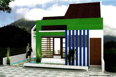 99+ Contoh Gambar Desain Rumah Minimalis Tampak Depan dan Samping 1 2