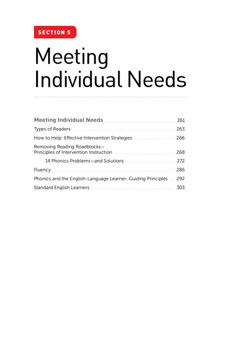 Section 5 Meeting Individual Needs Scholastic Canada Page 1 52