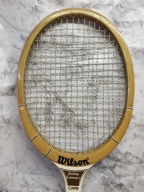 Wilson Jimmy Connors Capri Tennis Racquet Racket Grip Long Vintage Ebay