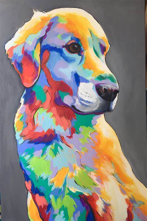 Pop At Golden Retriever Art Pop Dog Pop Art Dog Art Dog Painting Pop