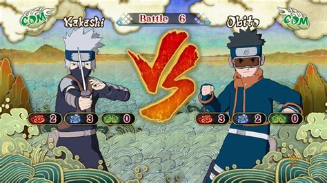 Naruto Shippuden Ultimate Ninja Storm 3 Young Kakashi Vs Obito Uchiha