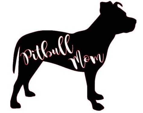 Icon in.svg,.eps,.png and.psd formats how to edit? Pitbull Mom SVG file