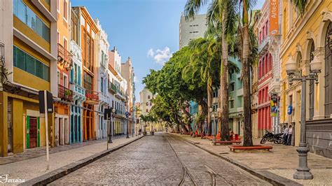 A Histórica do Rua do Bom Jesus de Recife antiga Rua dos Judeus brasil