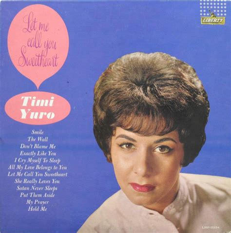 Timi Yuro Let Me Call You Sweetheart Releases Discogs
