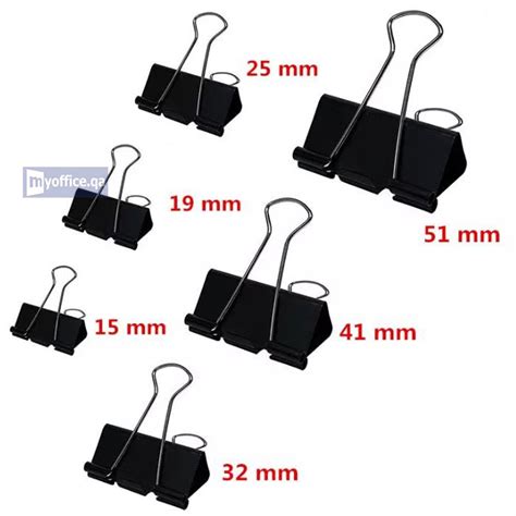 Binder Clips 19mm Pack Of 12 Pcs In Qatar