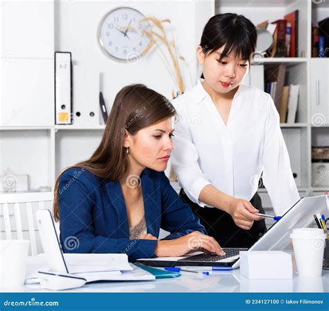 Women Working In Office Stock Photo Image Of Partners 234127100